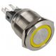DimasTech Przełącznik LED 22mm Żółty (PD102)