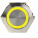 DimasTech Przełącznik LED 25mm Żółty (PD060)