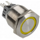 DimasTech Przycisk LED 25mm Żółty (PD066)
