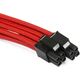 Phanteks ATX/EPS 8-pin - ATX/EPS 8-pin, 0.5m, Czerwony (PH-CB8P_RD)