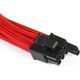 Phanteks PCIe 8-pin - PCIe 8-pin, 0.5m, Czerwony (PH-CB8V_RD)