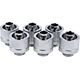 Alphacool Złączki choinkowe 1/4" - 16/10mm, 6szt. srebrne (17235)