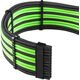 CableMod Zestaw kabli, Czarno-zielony (CM-PCAB-BKIT-NKKLG-3)