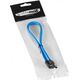 CableMod SATA - SATA, 0.3m, Jasnoniebieski (ZUSA-232)