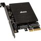 Akasa Adapter na 2 dyski M.2 - PCI-E (AK-PCCM2P-03)