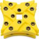 EK Water Blocks Narożniki wentylatorów 4szt. EK-Vardar X3M4 Żółte