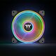 Wentylator Thermaltake Riing Quad 14 RGB  3-pack + Hub Czarne (CL-F089-PL14SW-A)