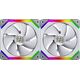 Wentylator Lian Li SL140 Biały 2-pack + Hub (UF-SL140-2W)