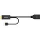 Adapter AV Akasa HDMI - DisplayPort + USB-A czarny (AK-CBHD24-25BK)