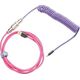 Kabel USB Ducky USB-A - USB-C 1.8 m Fioletowo-różowy (DKCC-JKCNC1)