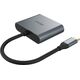 Stacja/replikator Akasa USB-C - HDMI x2 Szary  (AK-CBCA26-18BK)