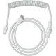 Kabel USB Glorious PC Gaming Race USB-A - USB-C 1.36 m Biały (GLO-CBL-COIL-WHITE)