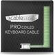Kabel USB CableMod USB-A - USB-C 1.5 m Miętowy (CM-PKCA-CWAW-LGW150LGW-R)
