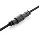 Kabel USB CableMod USB-A - USB-C 1.5 m Czarny (CM-PKCA-CKAK-KK150KK-R)