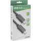 Kabel USB InLine USB-C - USB-C 1 m Czarny (35701A)