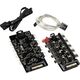 Wentylator BitsPower Notos 120 Digital RGB 3-pack + Hub (BPTA-FX1812NTWH-1)