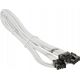 SeaSonic Kabel Seasonic 16-pin Gen 5 12VHPWR 600W biały 750mm