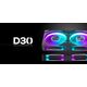 Wentylator Phanteks D30-140 D-RGB Reverse 3-pack (PH-F140D30R_DRGB_PWM_BK01_3P)