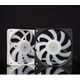 Jonsbo Jonsbo HF1215 Slim PWM Fan, ARGB, 120mm - black