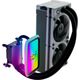 Chłodzenie wodne Hyte THICC Q60 240mm LCD All In One CPU Liquid Cooler - biały/czarny