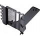 Phanteks PHANTEKS Vertical GPU Bracket II + PCI-E 4.0 x16 riser ribbon cable, 22 cm - black