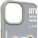 Nimmy iPhone 15 6.1" case gray/grey Cool&Cute 2.0 Bear