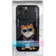 Nimmy iPhone 15 Pro 6.1" Case Black Glasses Cool Cat