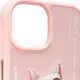 Nimmy iPhone 15 6.1" case pink/pink Glasses Cool Cat