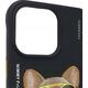 Nimmy iPhone 15 Pro 6.1" Case Black Glasses Cool Dog
