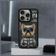 Nimmy iPhone 15 Pro 6.1" Case Black Cool&Cute 2.0 Dog
