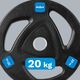Rebel Obciążenie żeliwne gumowane 20kg, otwór olimpijski 51mm,  REBEL ACTIVE