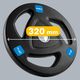 Rebel Obciążenie żeliwne gumowane 20kg, otwór olimpijski 51mm,  REBEL ACTIVE