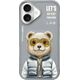 Nimmy iPhone 16 6.1" case gray/grey Cool&Cute 2.0 Bear