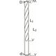 Wiertło Bosch do drewna kręte walcowe 4mm  (2608596301)