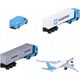Majorette Pojazd Majorette Maersk 3 rodzaje mix