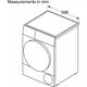 Suszarka do ubrań Bosch Bosch Dryer Machine with Heat Pump | WTU876IHSN | Energy efficiency class A++ | Front loading | 9 kg | LED | Depth 61.3 cm | White