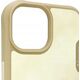 Nimmy case iPhone 15 6.1" khaki Big Eyed Pet 2.0 Cat