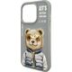 Nimmy iPhone 15 Pro 6.1" case gray/grey Cool&Cute 2.0 Bear