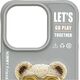 Nimmy iPhone 15 Pro 6.1" case gray/grey Cool&Cute 2.0 Bear