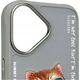 Nimmy iPhone 16 6.1" case gray/gray Glasses Cool Cat