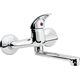 Bateria umywalkowa Hydroland Jowisz ścienna chrom (5900238565478)