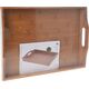 Excellent Houseware TACA BAMBUSOWA do serwowania 43x29x5 cm uniwersalny