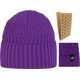 Buff Buff Renso Knitted Fleece Hat Beanie 1323366051000 Fioletowe One size