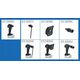 Scangrip Akumulatorowa lampa robocza z wieloma wymiennymi głowicami MULTILIGHT BODY 03.5696C