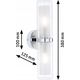 Kinkiet Paulmann Lampa ścienna LUENA E14 max. 2x20W IP44 230V szkło chrom / metal