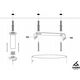 Lampa wisząca Sigma Sigma Vendo 33695 lampa wisząca zwis 6x25W GU10 czarna