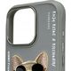 Nimmy iPhone 16 Pro 6.3" case gray/grey Glasses Cool Dog