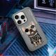 Nimmy iPhone 16 Pro 6.3" case gray/grey Glasses Cool Dog