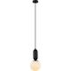 Lampa wisząca Italux Lampa wisząca ALDEVA PND-02340-1S-BK Italux