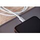 Kabel USB ForCell USB-C - USB-C 3 m Biały